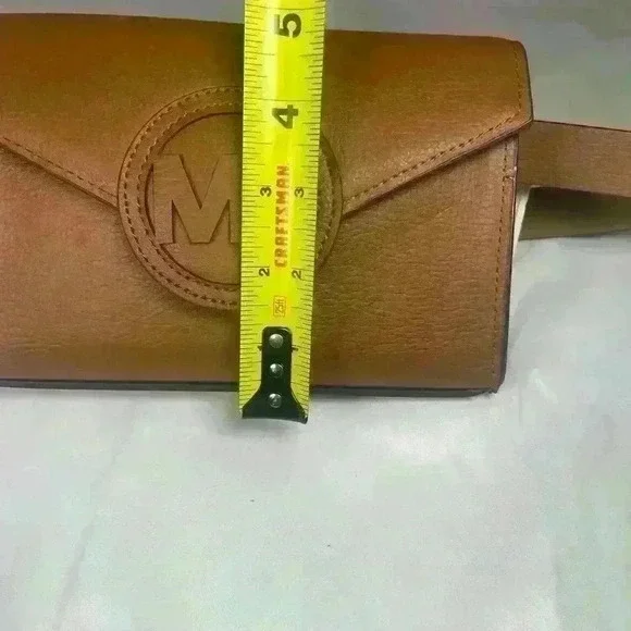 MICHAEL Michael Kors Brown Leather Waist Belt Bag s/m - Picture 4 of 10